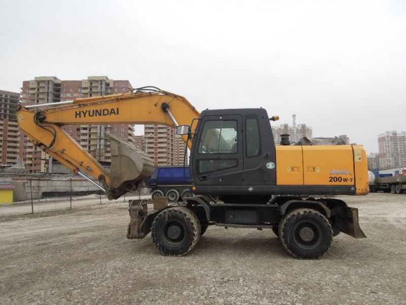 Аренда колесного экскаватора Hyundai R200W-7